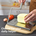 Stainless steel cheese slicer with scale kitchen butter knife for home cheese slicer ham cheese slicer