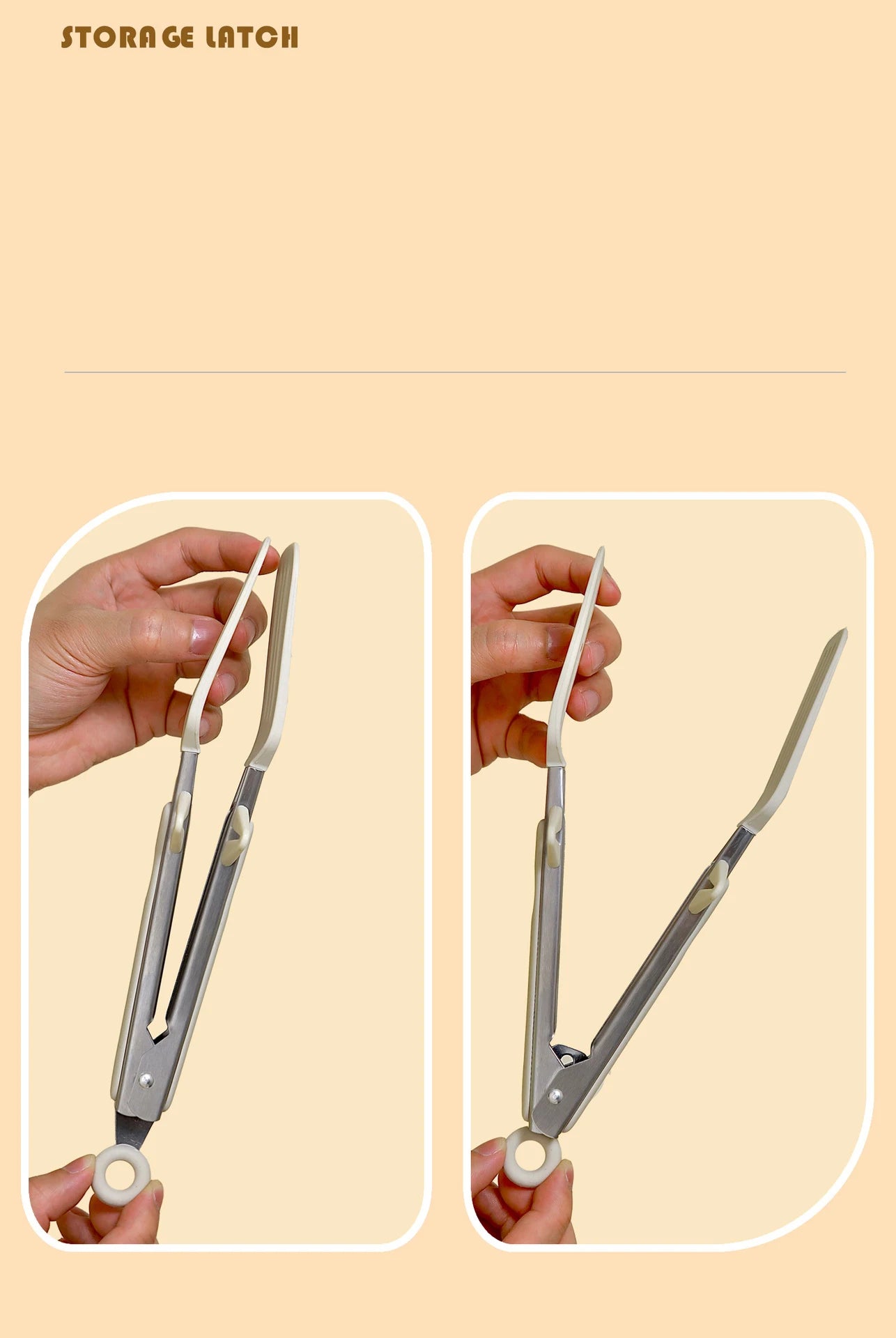 Food Tong Stainless Steel Kitchen Tongs Silicone Nylon Non-Slip Cooking Clip Clamp BBQ Salad Tools Grill Kitchen Accessories