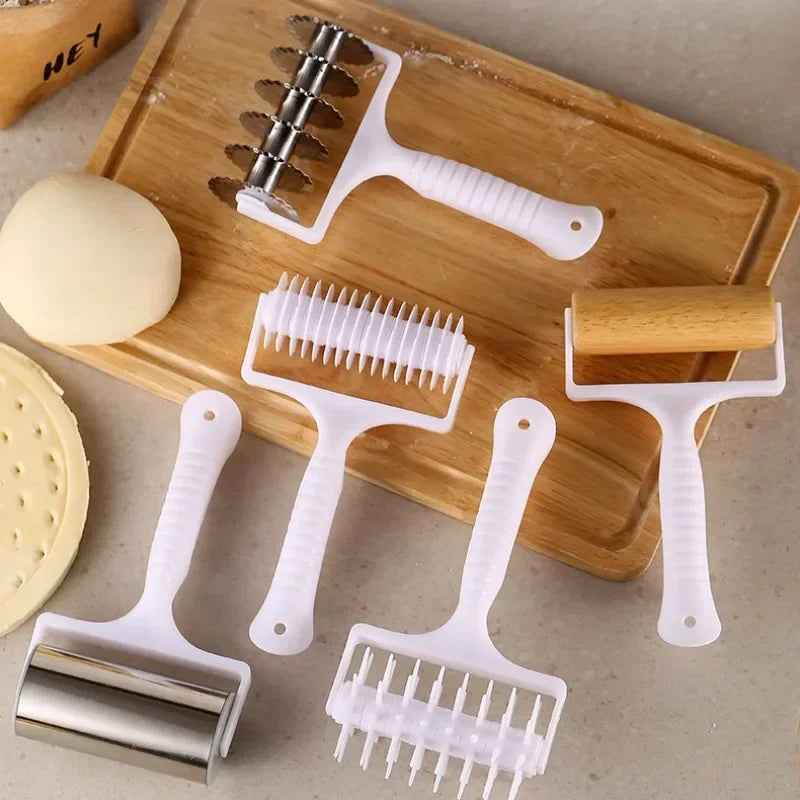 Bread Net Knife Rolling Pin Pizza Peel Hole Opener Cookie Hole Punch Pasta Cutter Lace Cutting Tools Baking Tools Rolling Tool